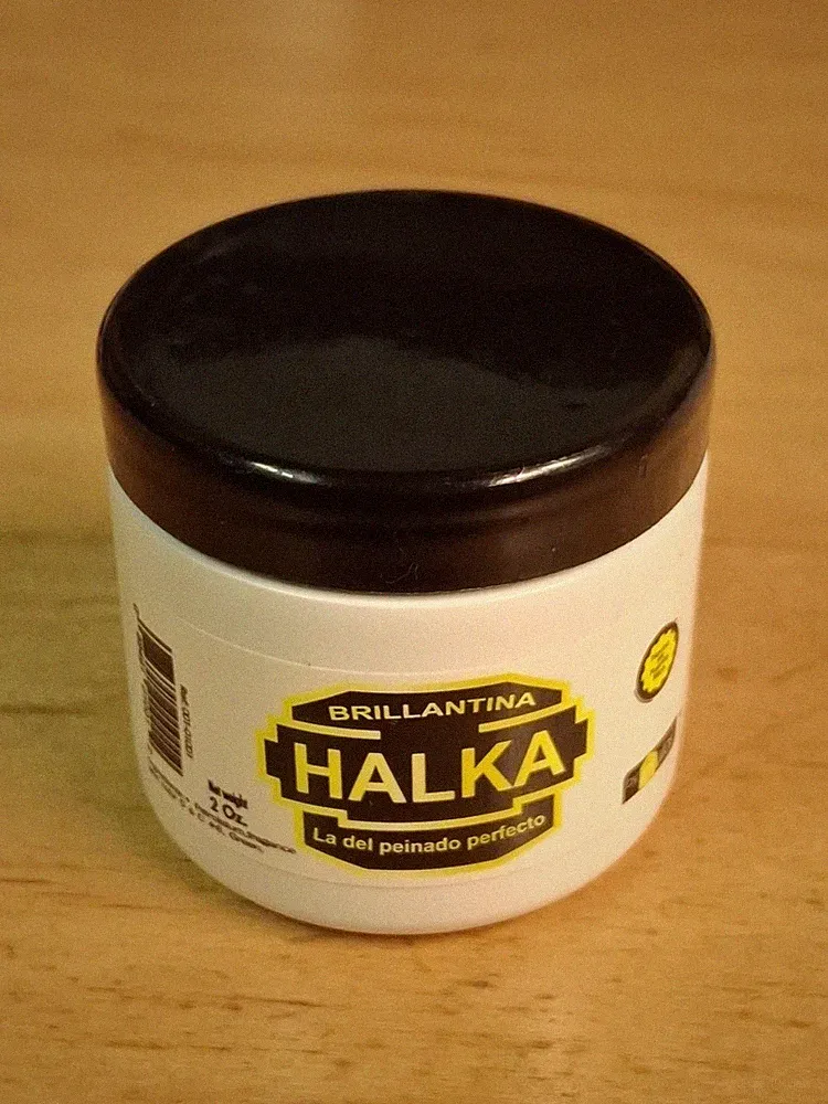 Halka All Hair Types Solid Brilliantine 2 oz Nourishing Hydrating Mens Hair NEW