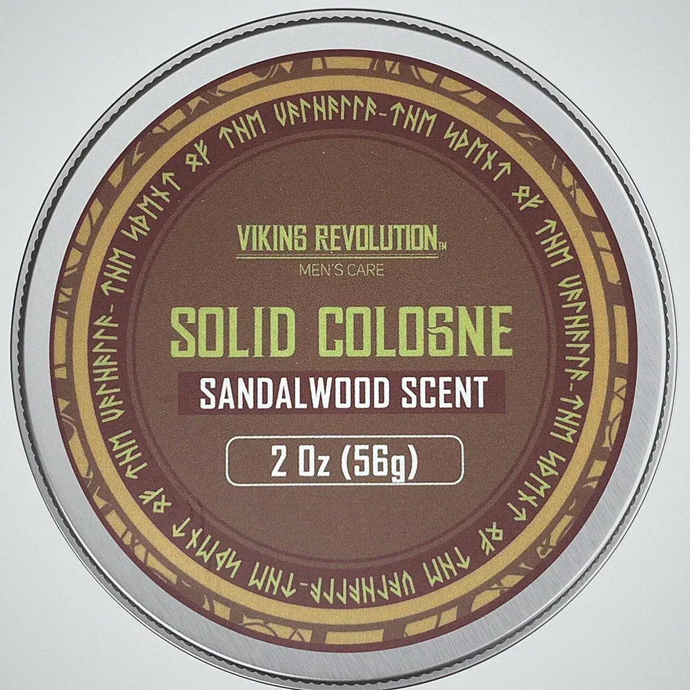 Sandalwood Mens Solid Cologne Men 2 Oz - Men Solid Perfume with Sandalwood Colog